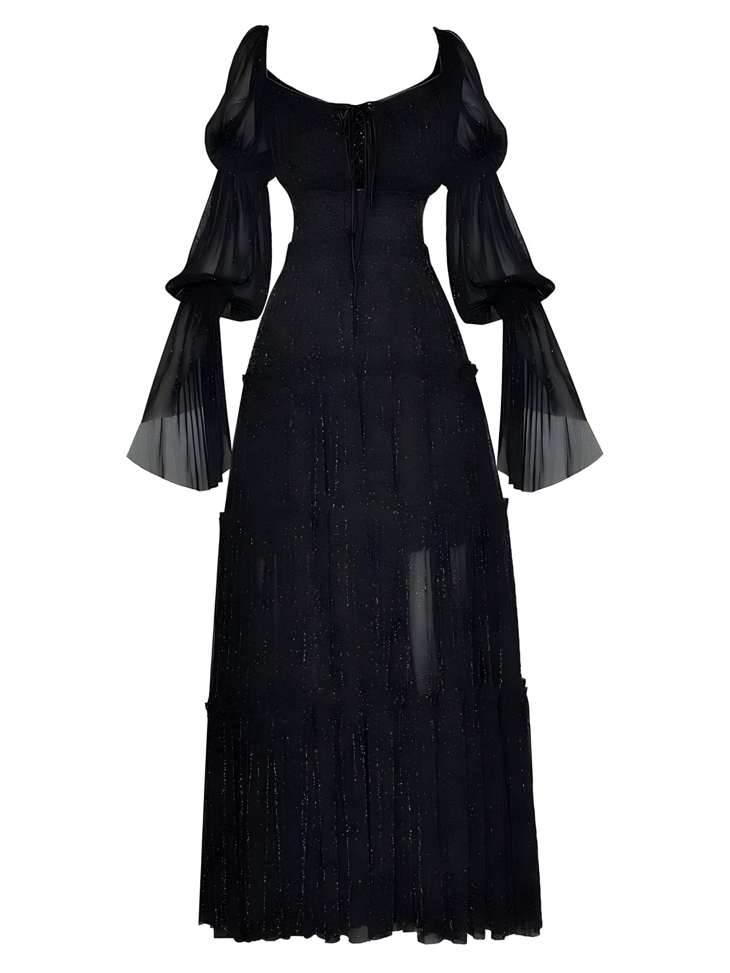 The Celestia Long Sleeve Dress - Multiple Colors 0 SA Styles Black S 