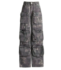 The Denver High Waist Oversized Camouflage Cargo Pants 0 SA Styles S 