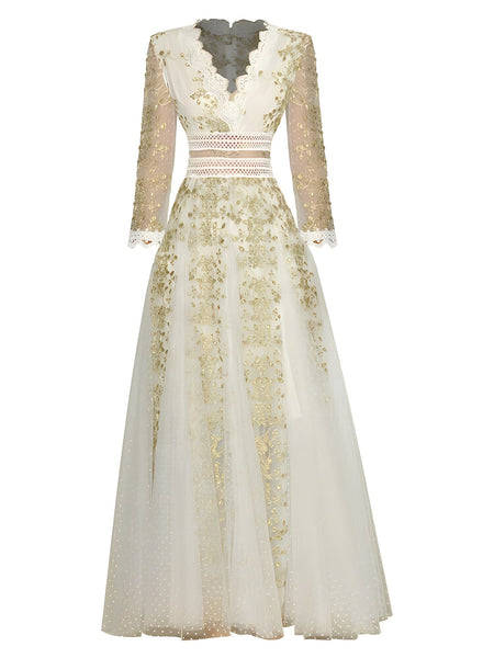 The Lavinia Long Sleeve Dress - Multiple Colors 0 SA Styles Ivory S 