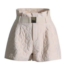 The Egypt High Waist Shorts - Multiple Colors 0 SA Styles Beige S 