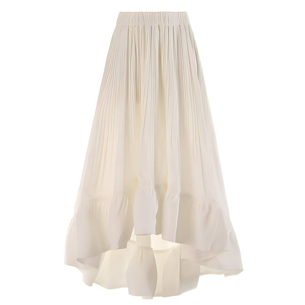 The Isidora High Waist Pleated Skirt - Multiple Colors 0 SA Styles White S 