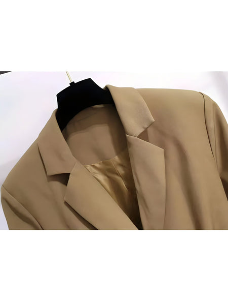 The Lysandra Long Sleeve Belted Blazer - Multiple Colors SA Formal 