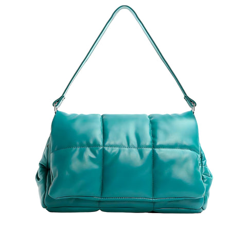 The Avalon Quilted Tote Bag - Multiple Colors 0 SA Styles Turqouise 