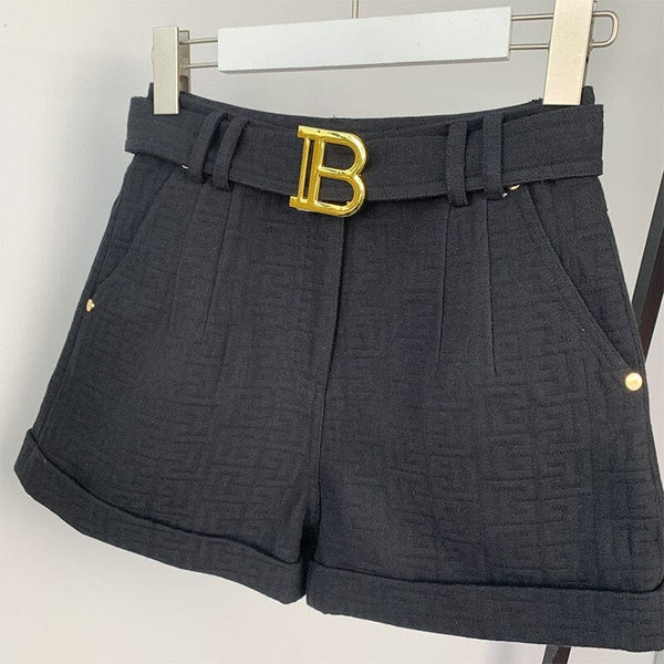 The Bey High-Waist Denim Shorts - Multiple Colors 0 SA Styles Black S China