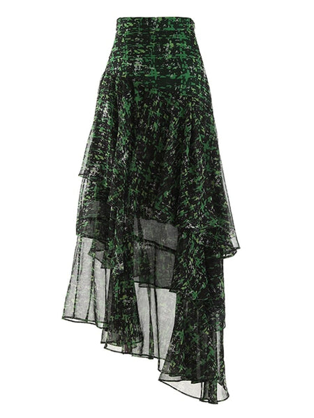 The Karis High-Waisted Asymmetrical Skirt - Multiple Colors 0 SA Styles 