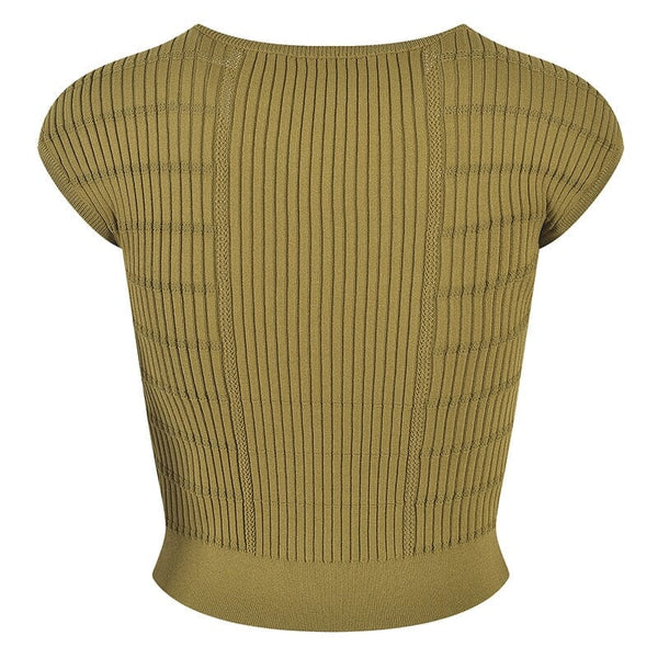 The Lilo Sleeveless Knitted Shirt - Multiple Colors 0 SA Styles 