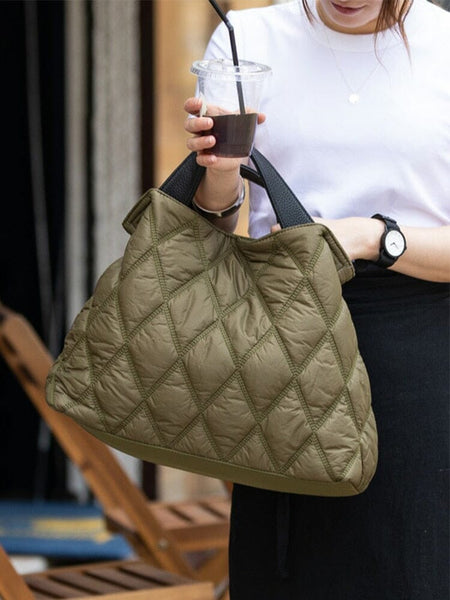 The Campbell Quilted Tote Bag - Multiple Colors 0 SA Styles 