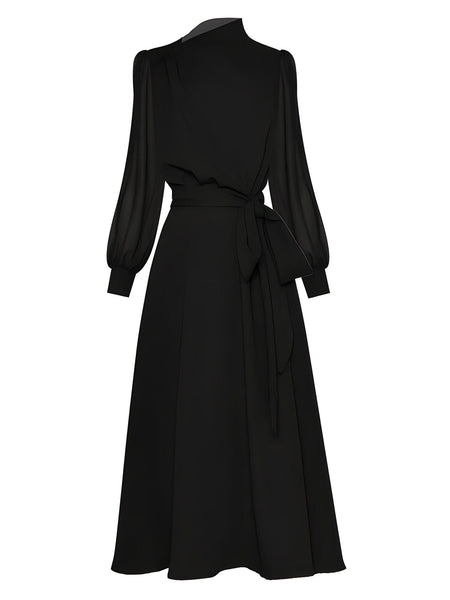 The Elowen Long Sleeve Dress - Multiple Colors 0 SA Styles Black S 