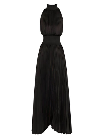 The Cameron Sleeveless Asymmetrical Dress - Multiple Colors 0 SA Styles Black S 
