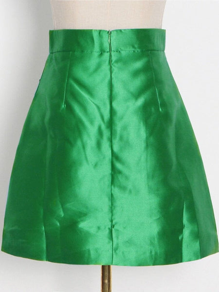The Lotus High Waist Mini Skirt - Multiple Colors 0 SA Styles 