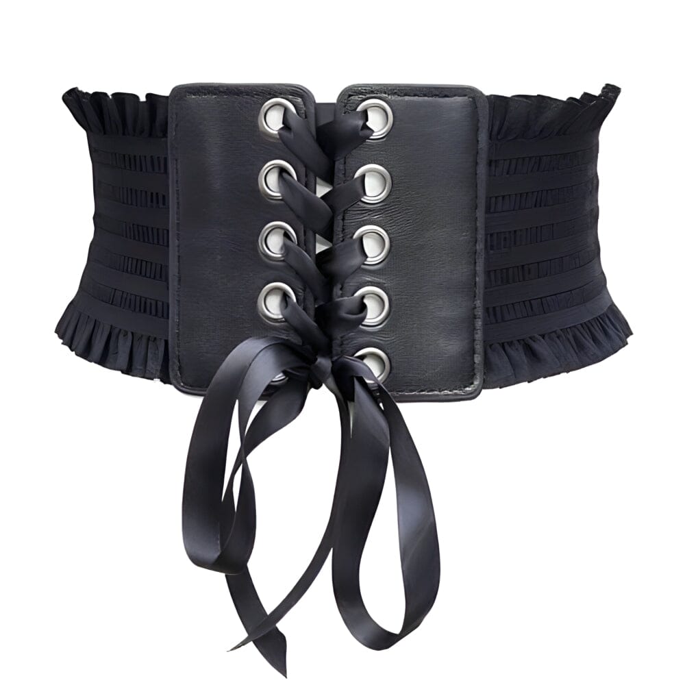 The Kara Tassel Waistband Belt - Multiple Colors 0 SA Styles Black 
