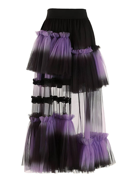 The Heritage High-Waisted Skirt - Multiple Colors 0 SA Styles Purple S 