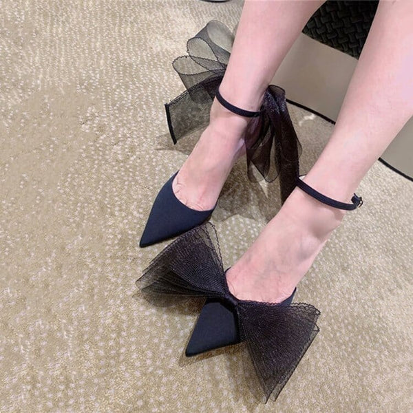 The Bow Tie High Heel Pumps 0 SA Styles 
