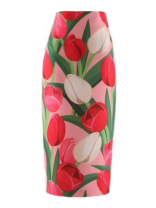 The Petals High Waist Pencil Skirt 0 SA Styles S 