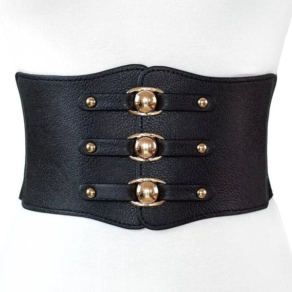 The Delphi Faux Leather Waistband Belt - Multiple Colors 0 SA Styles 