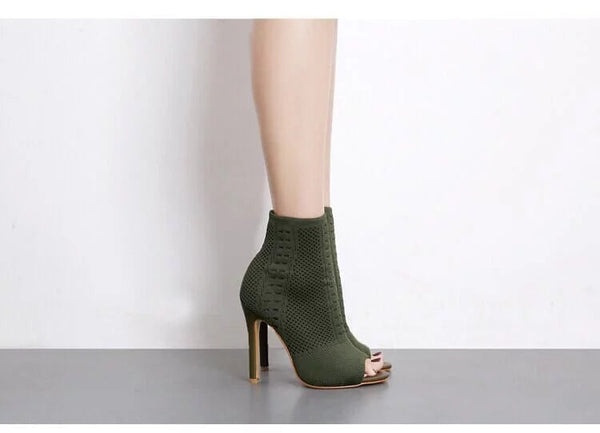 The Harper Open Toe Ankle Boots - Multiple Colors 0 SA Styles 