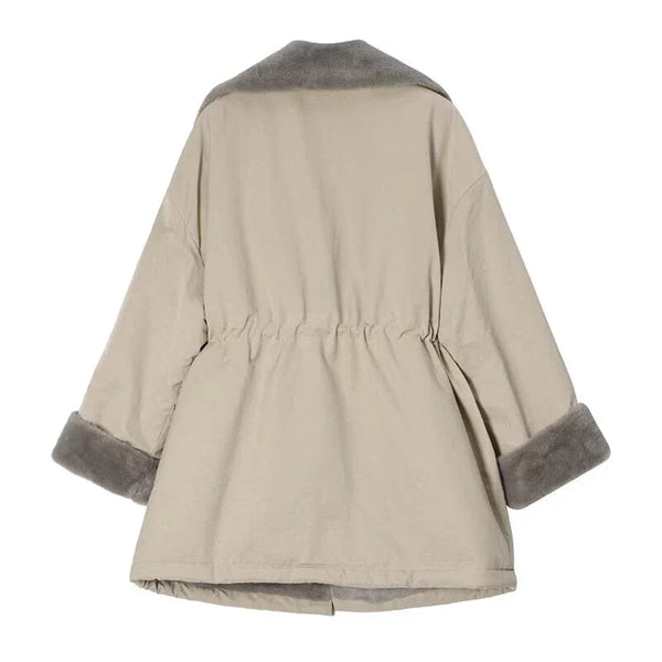 The Gwen Long Sleeve Pleated Winter Coat 0 SA Styles 