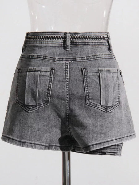 The Roxie High Waist Denim Shorts 0 SA Styles 