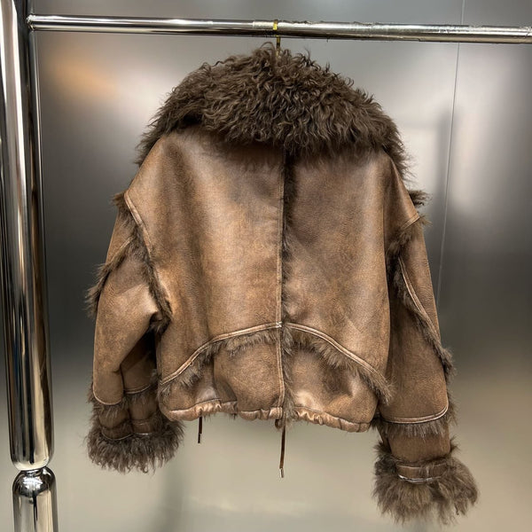 The Jordyn Oversized Cropped Faux Fur Winter Jacket - Multiple Colors 0 SA Styles 