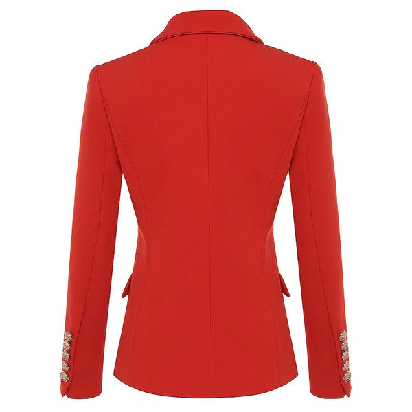 The Priscilla Slim Fit Blazer - Cherry Red Shop5798684 Store 